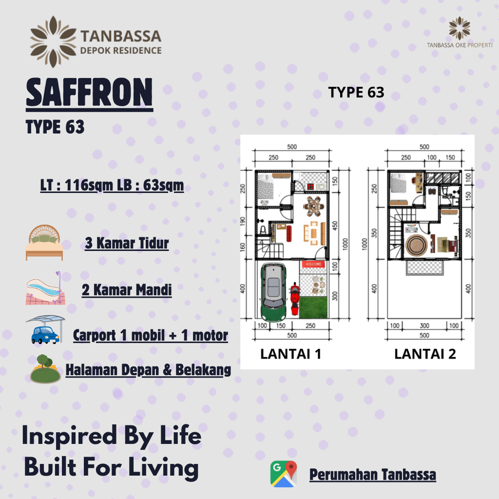 jual rumah baru 2 lantai di depok sawangan